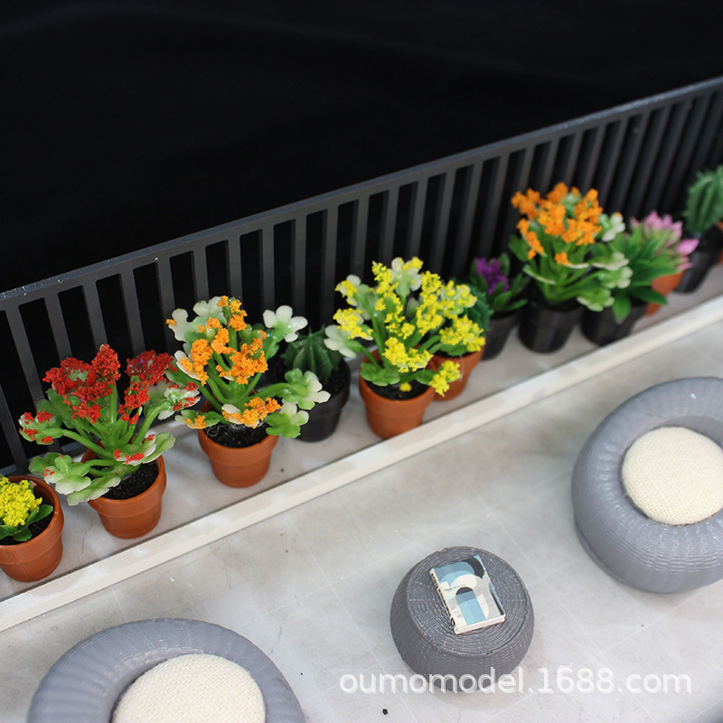 Echeveria Succulent - Miniaturowe Symulowane Rośliny Kaktus Sukulent Kwiat
