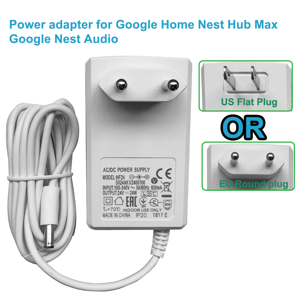 Zasilacz 24V do Google Home Ne – Google Speaker Nest Hub recenzja i cena