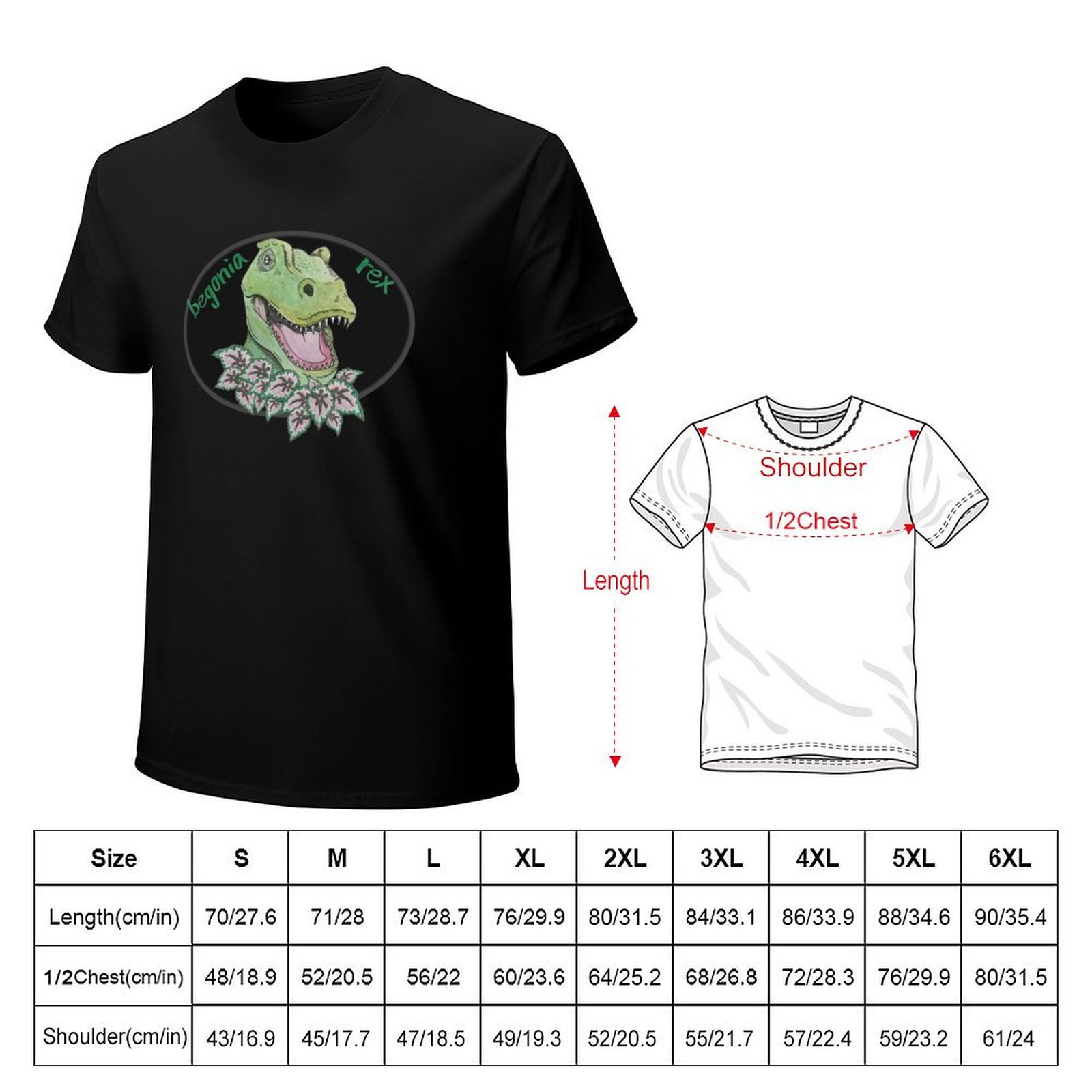 Koszulka T-Rex Begonia na Świę – Begonia Rex recenzja i cena